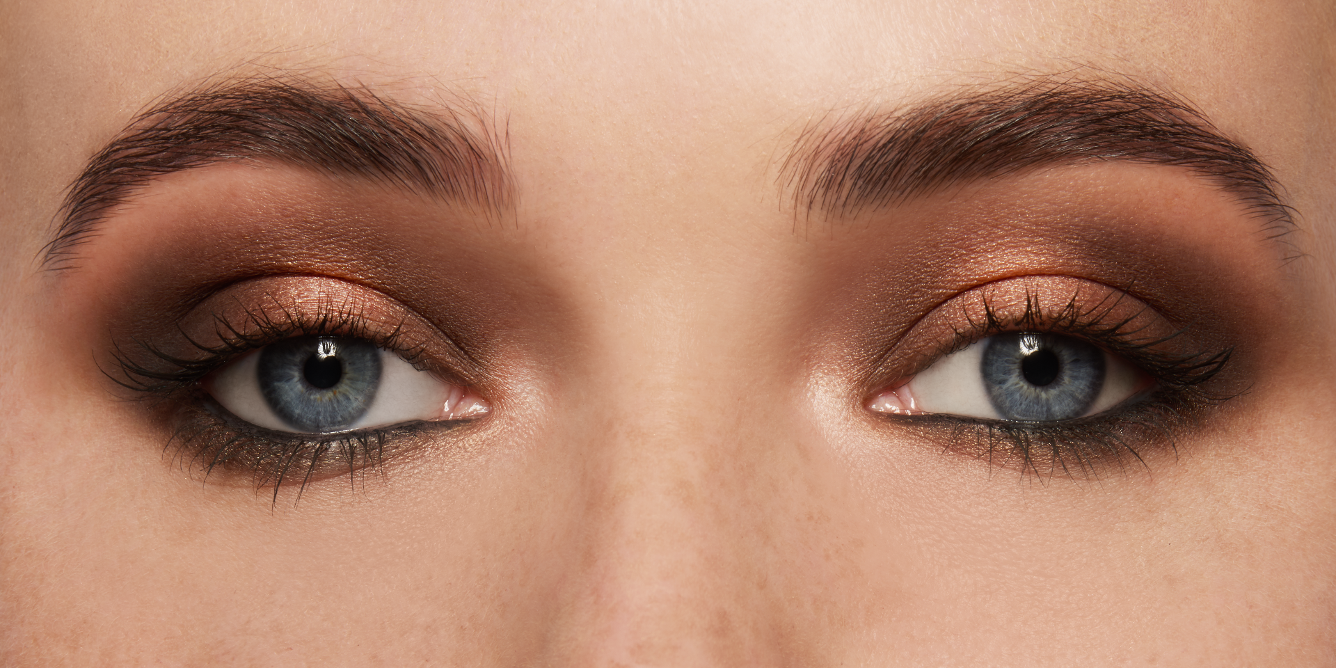 Easy eye makeup for beginers - Copper smokey eye