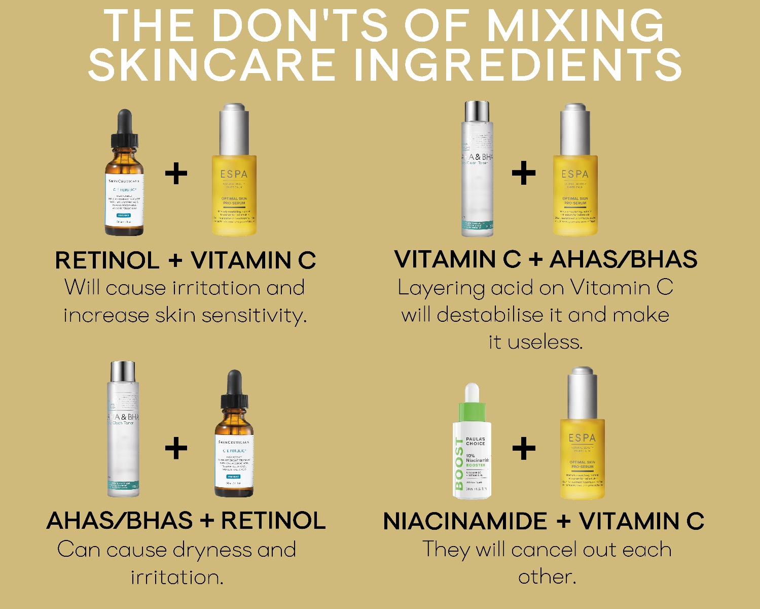 Do's & Don't of Mixing Skincare